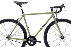 4130 - Matte Olive – (Fixed Gear / Single-Speed)